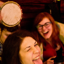 Happy people