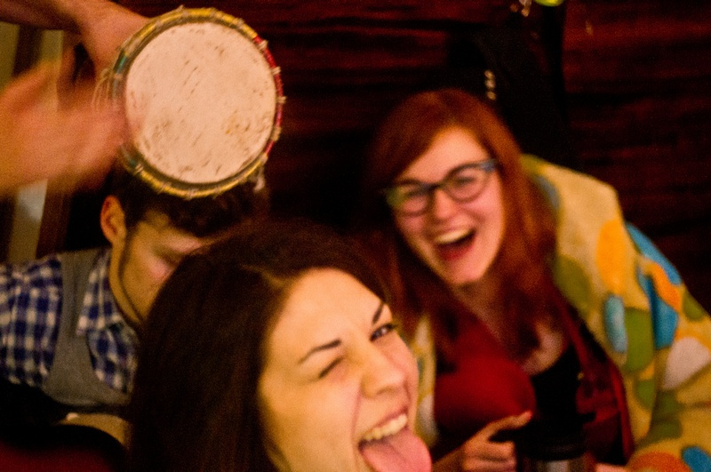 Happy people