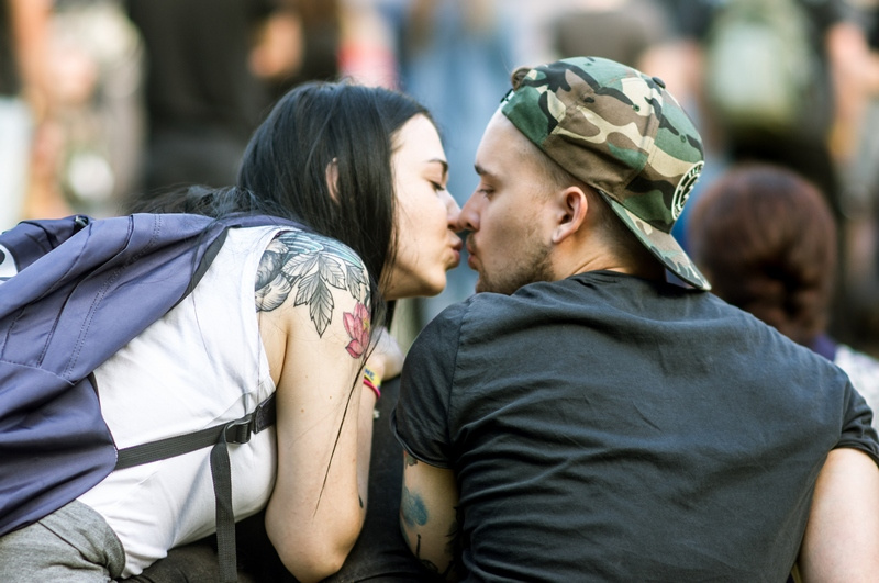 Happy people