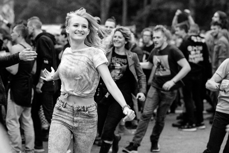 Happy people